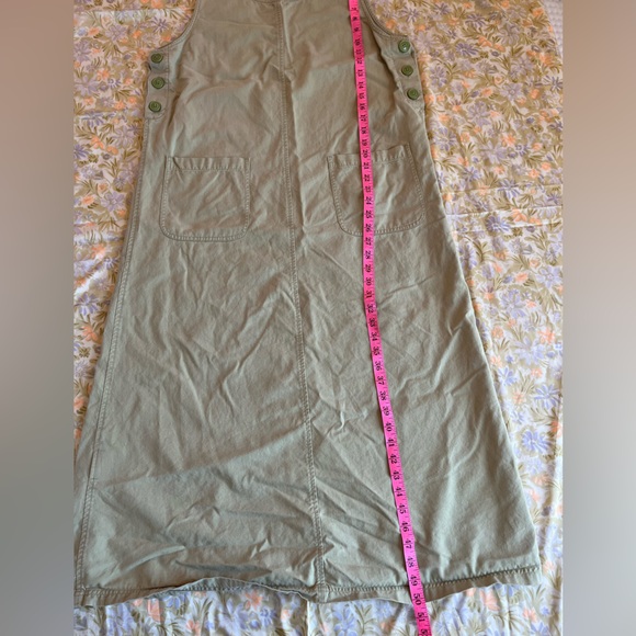 Eddie Bauer Cotton Linen Maxi Overall Dress - Picture 2 of 6